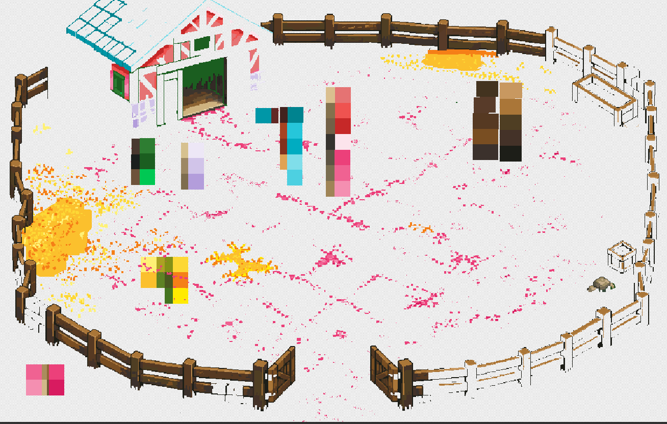 Illustration of background art
